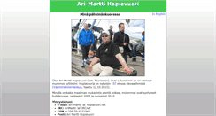 Desktop Screenshot of hopiavuori.net